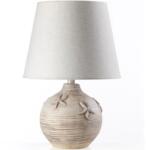 Onli - Asztali lámpa MARINA 1xE27/22W/230V bézs/fehér 60 cm 232/LG (OL0008)