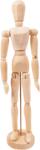 PLAYBOX Figurina corp uman cu articulatii mobile, pe suport vertical, pentru pictura, desen (PB2471910) - ookee Obiect de decorat