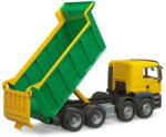 BRUDER MAN TGA white and green dump truck (BR-03766) - pcone