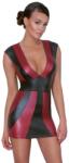 Cottelli Collection Rochie Sexy, Wetlook, Rosu/Negru, S