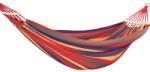 AVEX Hamac Multicolor Simplu (1 persoana), 190 x 80 cm, cu bara de 40 cm - ROSU