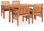 vidaXL Set mobilier de exterior cu perne 5 piese, lemn masiv de acacia (278903) - maryon