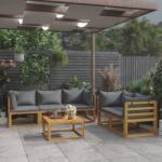 vidaXL Set mobilier de grădină cu perne, 6 piese, lemn masiv de acacia (3057610) - maryon