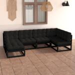 vidaXL Set mobilier grădină cu perne, 6 piese, lemn masiv pin (3076738) - maryon