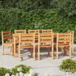 vidaXL Set mobilier de grădină, 9 piese, lemn masiv de tec (3157192) - maryon