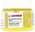 Pavoni Colorant Alimentar Liposolubil Pudra, CHOCOLART Galben-Lamai fara E171, 40 g (L04SB)