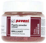 La Pavoni Colorant Alimentar Pudra Metalizata, Rubiniu, Brilliant, Pavoni, 40 g (M03SB)