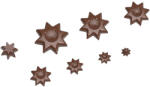Chocolate World Matrita Policarbonat Stelute Brad Craciun Ciocolata 7 Dimensiuni, 151 g (CW12071) Forma prajituri si ustensile pentru gatit