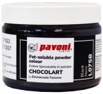 La Pavoni Colorant Alimentar Liposolubil Pudra, CHOCOLART Negru fara E171, 40 g - Azo Free (L07SB)