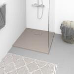 vidaXL Cădiță de duș, maro, 80x80 cm, smc (148922) - maryon