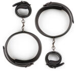 EasyToys Thigh and Wrist Cuff Set Black