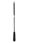 Rimba Horse Whip with Diamond Handle 50cm Black