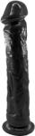 Guilty Toys Dildo Realist Big Jim cu Ventuza, PVC, Negru, 27.5 cm, Guilty Toys Dildo