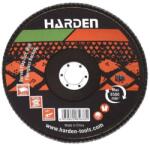 HARDEN Disc Abraziv pentru Finisare, Profesional, Harden, 125 mm, 22.2 mm, Granulatie 40 (ZH611633)