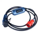 Akyga Cablu de incarcare masini electrice 5 pini Type 2 LCD 3 faze 16A 11kW 5m, AK-EC-12 (AK-EC-12)