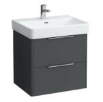 Laufen Base matt antracitszürke alsószekrény 57x51, 5x43, 8 cm kettő fiókkal H4022321102661 (H4022321102661)