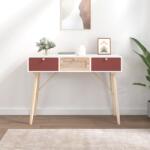 vidaXL Masă consolă cu sertare, 105x30x75 cm, lemn prelucrat (352160)