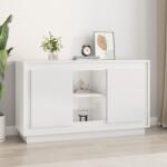 vidaXL Servantă, alb extralucios, 102x35x60 cm, lemn prelucrat (831879) Comoda