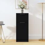 vidaXL Servantă, negru, 30x30x70 cm, lemn prelucrat (811117) Comoda