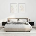 vidaXL Noptiere de perete, 2 buc. , negru, 41, 5x36x28 cm (816379)