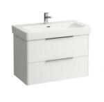 Laufen Base matt fehér alsószekrény 80, 9x51, 5x43, 8 cm kettő fiókkal H4023921102601 (H4023921102601)