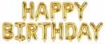  Fólia léggömb születésnapi dekoráció Boldog születésnapot arany 3 (KX4574)