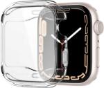 Spigen Apple Watch 7 (41mm), Szilikon védőkeret, ütésálló, szíj nélkül, Spigen Ultra Hybrid, átlátszó (112793) (112793)