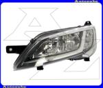 FIAT DUCATO 3 2014.01-2023.12 Fényszóró bal (2xH7/W21/5W) króm keretes, nappali fénnyel, motorral DEPO 552-1145LMLDEM1