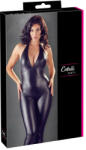 Cottelli Collection Party - fényes overál (fekete) (27305101031) - szexaruhaz