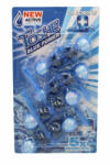  Toshe Blue Power Chlorine klóros vízszínező WC-frissítő golyók - 4x55 g