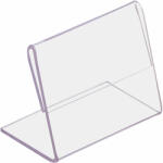  Display plastic pentru prezentare forma L, 50x40mm , rezistent la soc, transparent Dulap arhivare