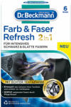 Dr. Beckmann Farb & Faser Refresh 2in1 кърпички за черно пране 6 бр (4008455064918)