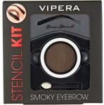 Vipera Set pentru stilizarea sprâncenelor - Vipera Stencil Kit Smoky Eyebrow 01 - Peanut