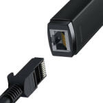 Baseus Lite Series USB - RJ45 hálózati adapter, 100Mbps (fekete) - bluedigital