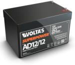 Volta's 12V 12Ah elektromos kerékpár akkumulátor 151*98*94 M6-os csavarral