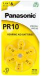 Panasonic ZA10 / PR10 Panasonic Cink-levegő hallókészülék elem 75mAh 5, 8*3, 6mm