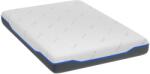 DOMINE Ultra Pocket Multilayer ortopéd matrac, 200x200x24 cm, zsebrugókkal, 2 cm poliuretán memóriahabbal, levehető kötött huzattal, közepes keménységű
