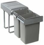 EKOTECH Beépíthető hulladékgyűjtő MEGA 40 2X20 LITER