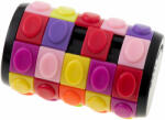 Kik Logikai puzzle henger alakú, Műanyag, 3, 5 x 6, 3 cm, Többszínű (KX6498_2)