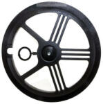 Velotech hajtóművédő tárcsa küllős, 210 mm, 46-48 fog fekete