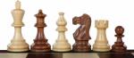  Klasszikus akác sakkfigurák