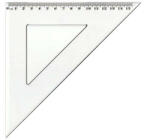  Vonalzó háromszög 45° 15, 5cm, műanyag Antilop