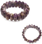  Bratara din Ametist Chevron Natural - Diametru 58 mm - Perna 10x23 mm - 1 Buc