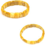  Bratara din Aventurin Portocaliu Natural - Diametru 56 mm - Perna 10-11 x 15 mm - 1 Buc