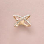  Victoria Rose gold színű fehér köves gyűrű (VBNCZ27154)
