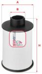 SOFIMA S6H2ONE Filtru combustibil