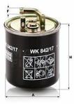 Mann-filter WK842/17 Filtru combustibil