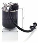 Mann-filter WK820/19 Filtru combustibil