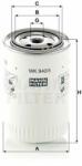 Mann-filter WK940/5 Filtru combustibil