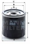 Mann-filter W7032 Filtru ulei